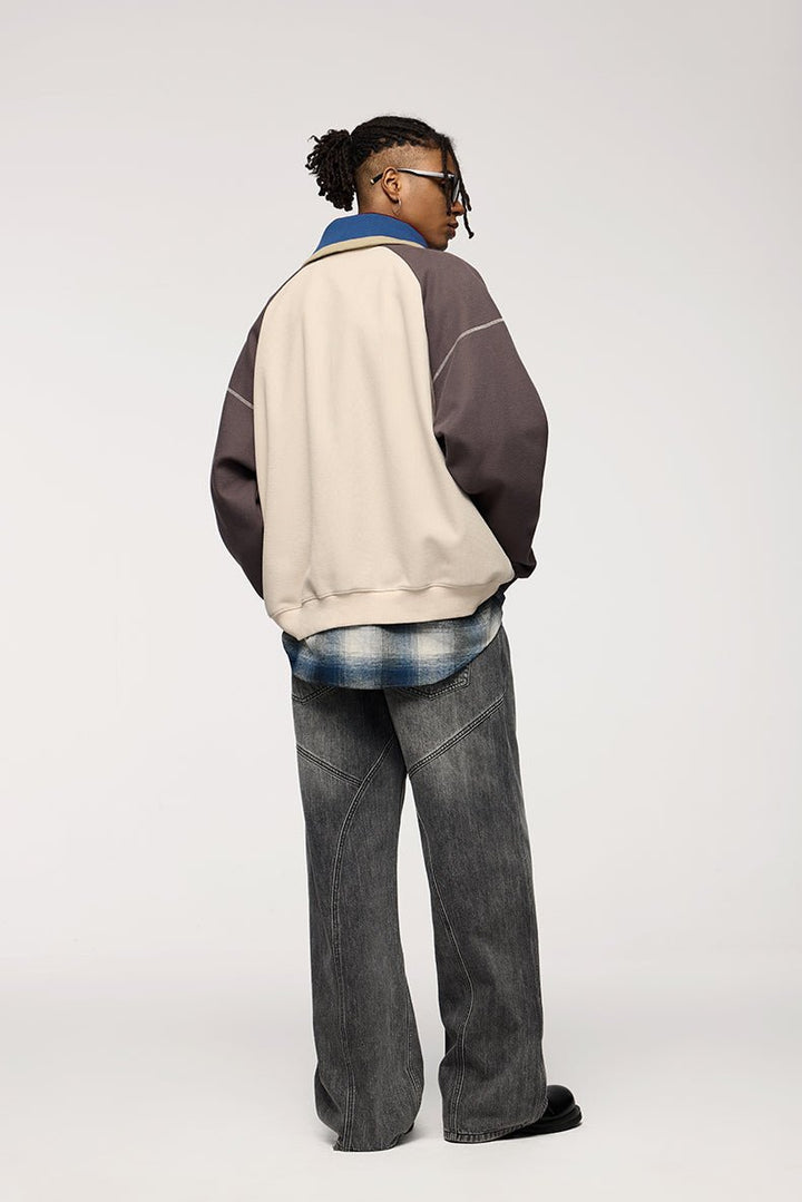 Unisex Retro Stretch Straight - Leg Jeans, behagelige vaskede denimbukser til hverdagsbrug - Kim Mode KBH