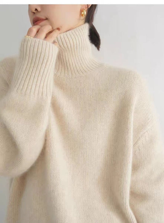 Wilna | Komfortabel rullekravesweater i uld - Kim Mode KBH